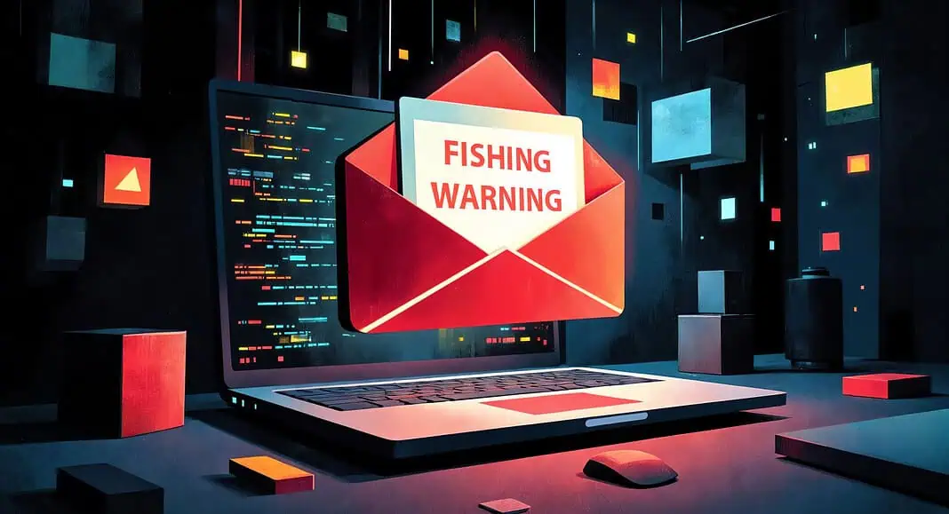 Una busta rossa con la scritta 