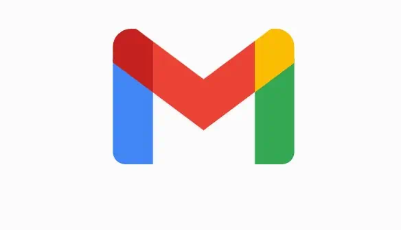 Logo di Gmail con i colori rosso, blu, verde e giallo che formano la lettera 