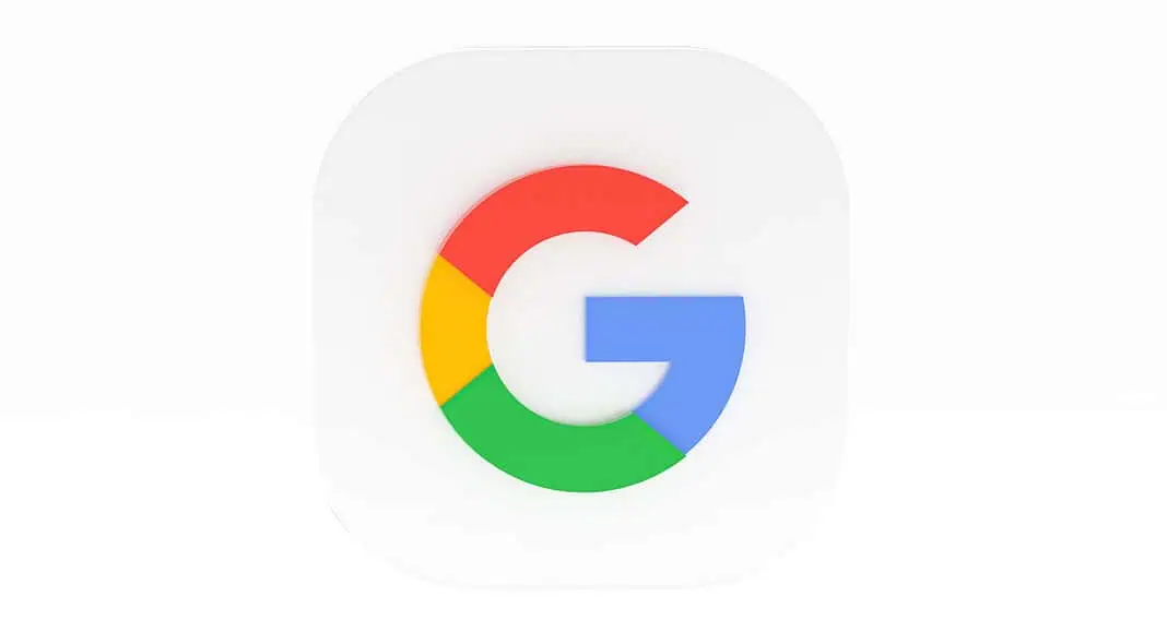 Logo di Google con segmenti rossi, gialli, verdi e blu su uno sfondo quadrato bianco arrotondato, che rappresenta l'iconico marchio Google.